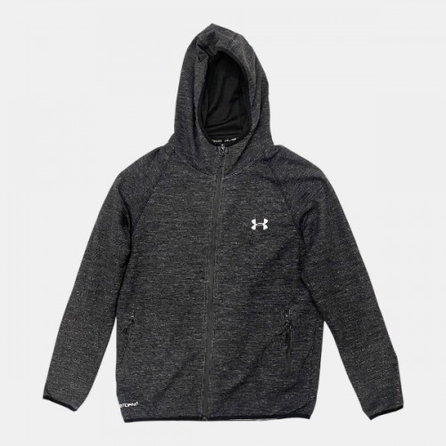 Under Armour Tech 2.0 Full Zip Hoodie Jacket Grey Pre Owned